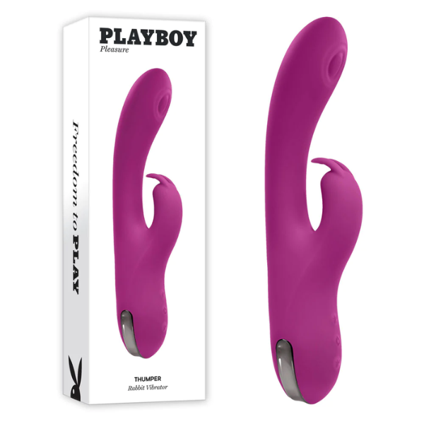 Playboy Pleasure Thumper Rabbit Vibrator - Totally Adult