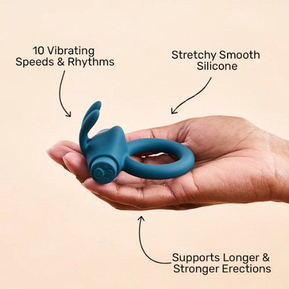 Playboy Pleasure Bunny Buzzer Cock Ring - Totally Adult
