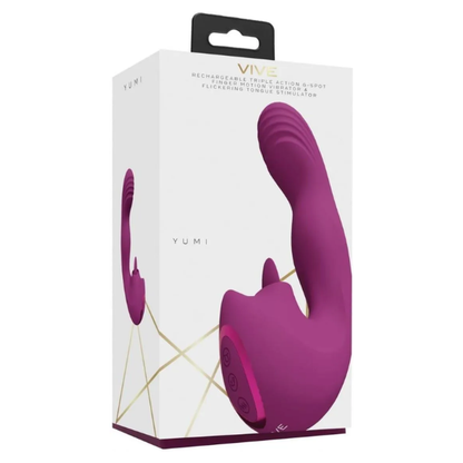 VIVE Yumi Triple Motor G-Spot Finger & Flicking Tongue