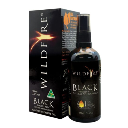 Wildfire Black Pleasure Oil - Totally Adult