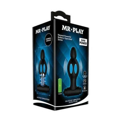 Mr Play Silicone Vibrating Anal Plug - Totally Adult