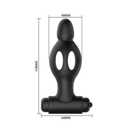 Mr Play Silicone Vibrating Anal Plug - Totally Adult