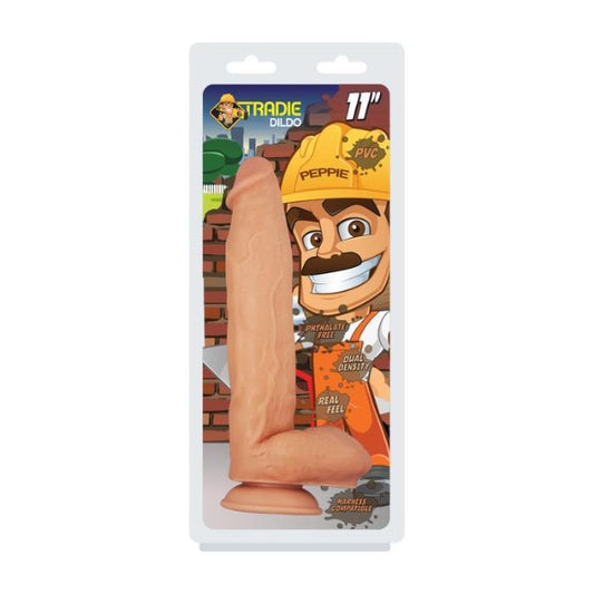 Tradie Dildo Peppie 11 Inch - Totally Adult