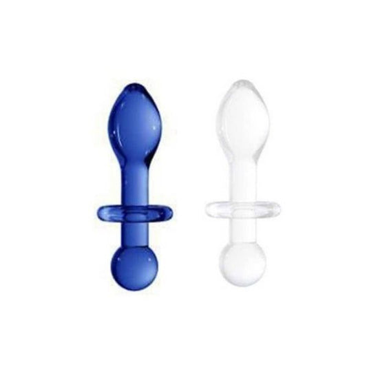 Chrystalino Rocker Glass Butt Plug - Totally Adult