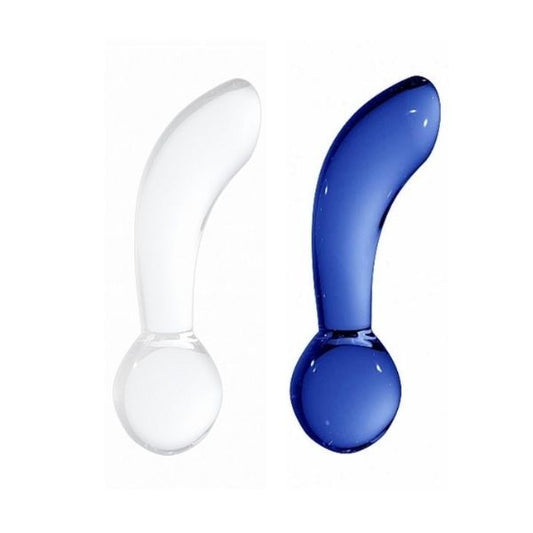 Chrystalino Blaze Glass Butt Plug- Totally Adult