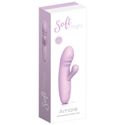 Soft by Playful Amore Rabbit Vibrator - Totally Adult