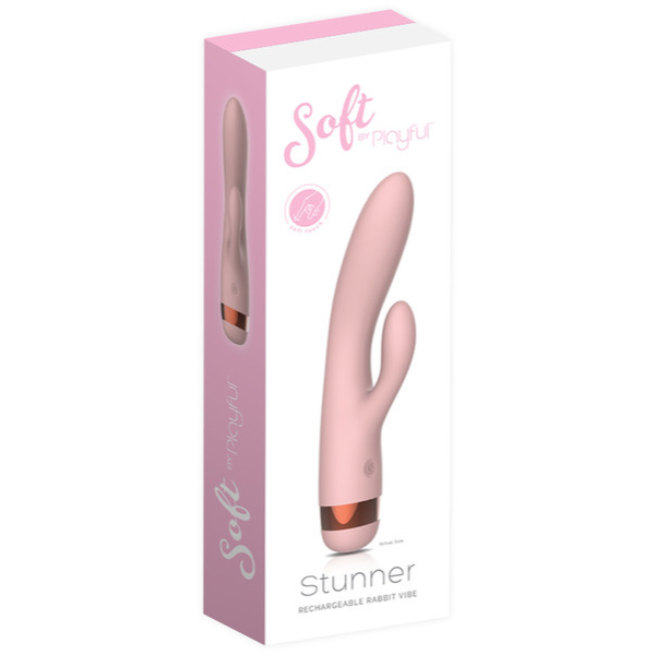 Soft by Playful Stunner Rabbit Vibrator - Totally Adult