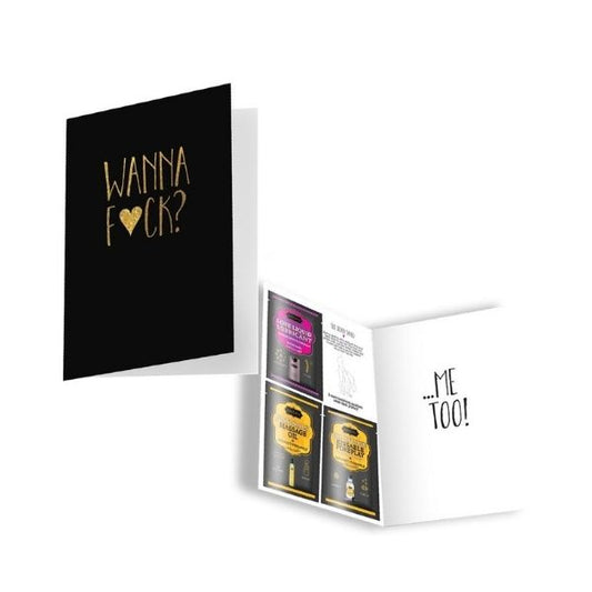 Naughty Notes Greeting Card Wanna Fuck? - Totally Adult
