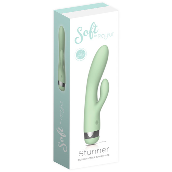 Soft by Playful Stunner Rabbit Vibrator - Totally Adult