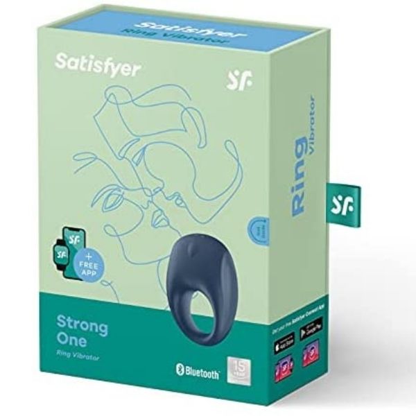 Satisfyer Strong One Vibrating Cockring - Totally Adult