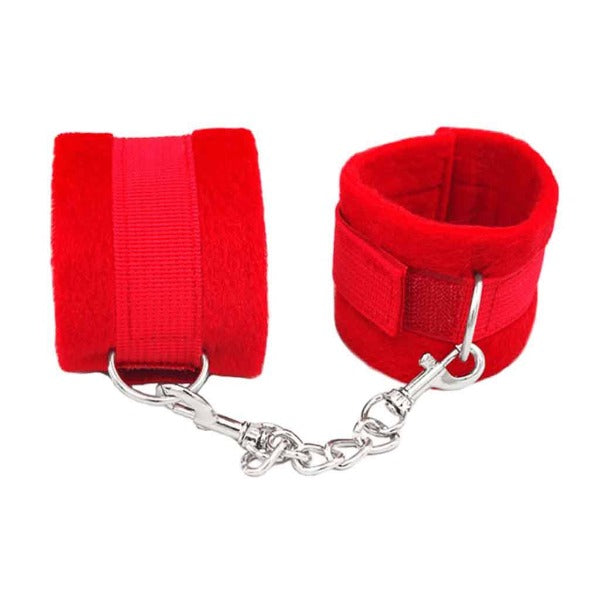 Plush Webbing Wrist Cuffs - Totally Adult