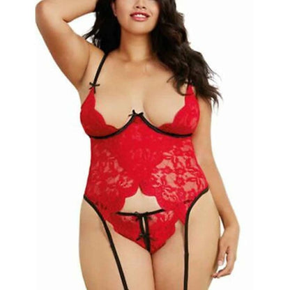 Lingerie Bustier 1/2 Cup Garter Straps - Totally Adult