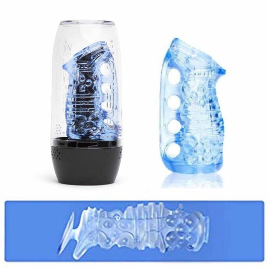 Fleshlight Fleshskin Grip Blue Ice - Totally Adult