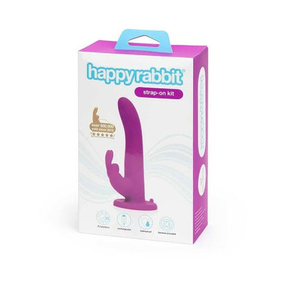 Happy Rabbit Vibrating Strap-On Harness Set - Totally Adult