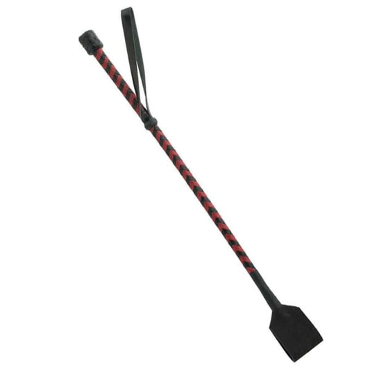 Leather Platted Crop - Totally Adult