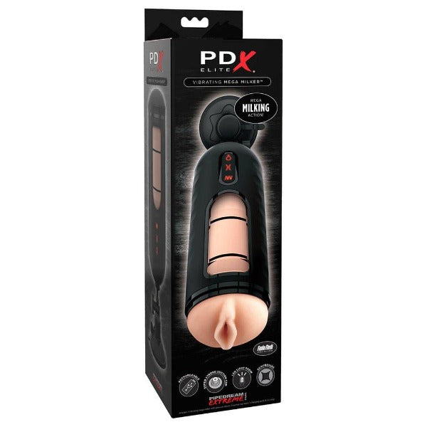 PDX Elite Vibrating Mega Milker - Totally Adult