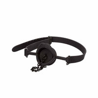 Scandal Silicone Stopper Gag Black - Totally Adult
