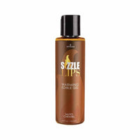 Sizzle Lips Warming Edible Gel Salted Caramel - Totally Adult