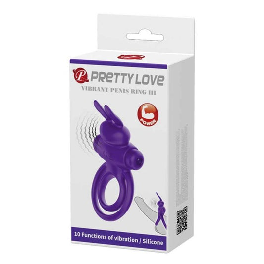 Pretty Love Vibrating Penis Ring III - Totally Adult