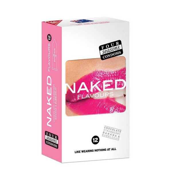 Four Seasons Condom Naked Flavours 12 Pack - Totally Adult