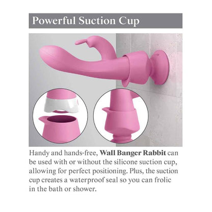 3Some Wall Banger Rabbit - Pink - Totally Adult