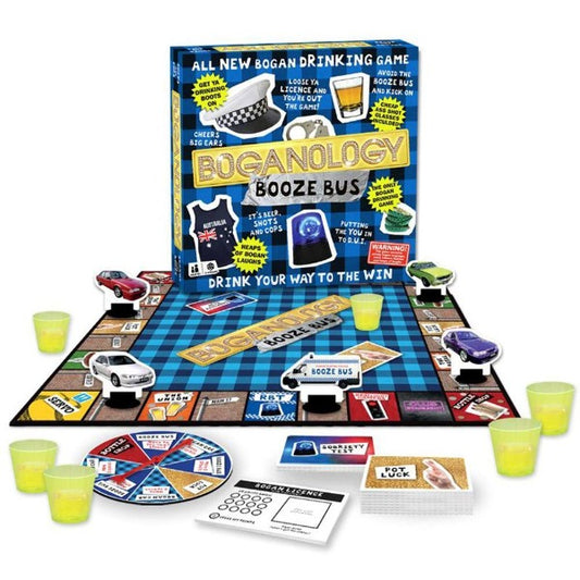 Boganology Booze Bus Boardgame - Totally Adult
